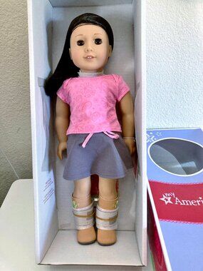 NEW American Girl Truly Me 18" Doll #25 RETIRED Black Brown Hair Just Like You